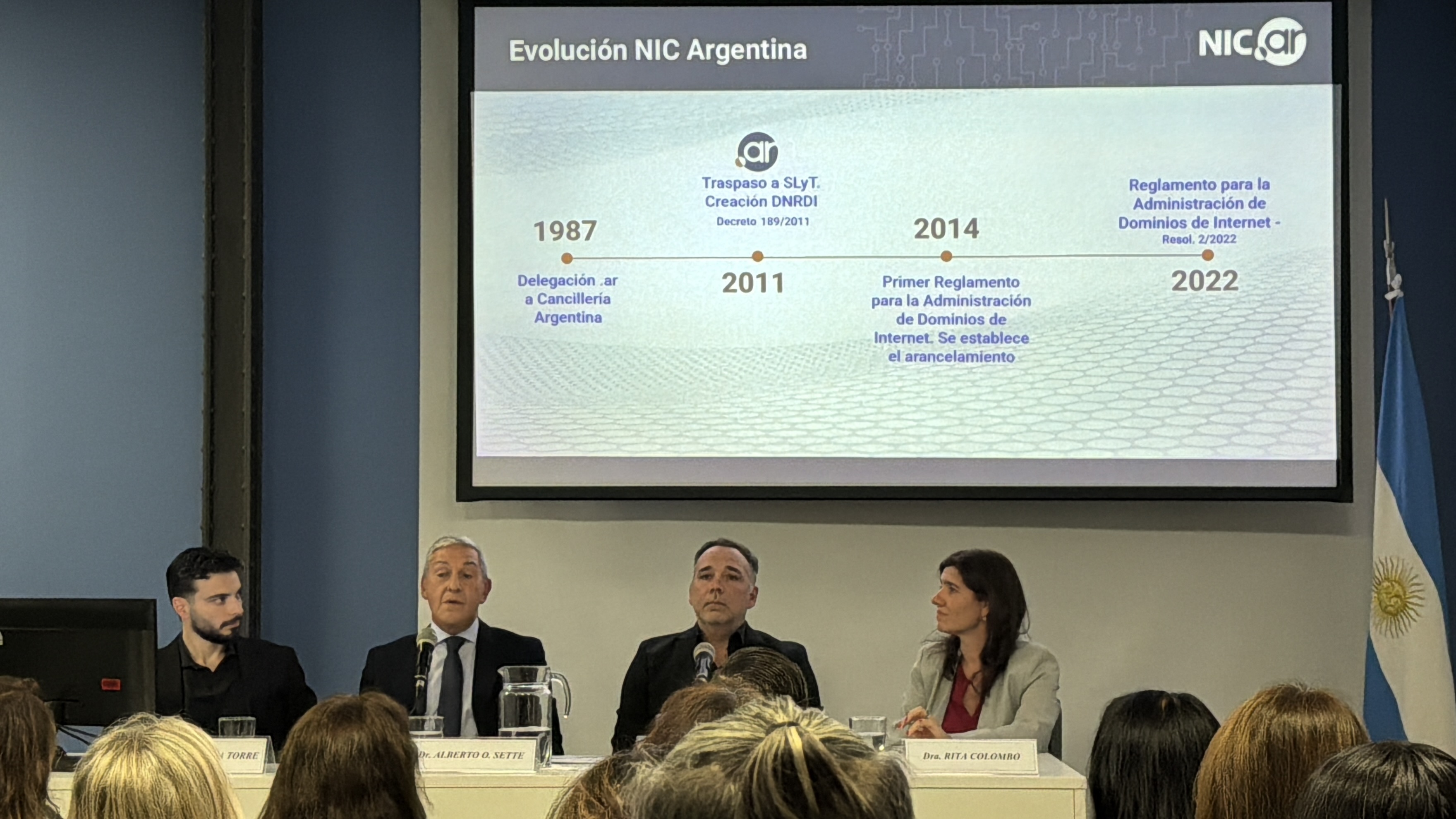 Pedro de la Torre, Alberto Sette, Javier Demayo y Rita Colombo