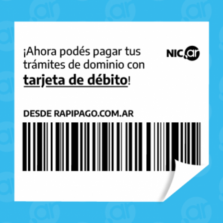 Pago con tarjeta de débito con Rapipago online