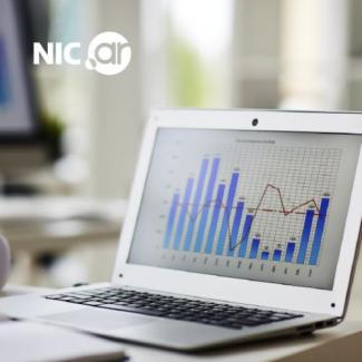 Nuevas estadísticas en números en la pantalla del notebook